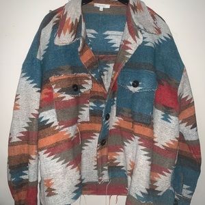 Veveret Aztec print jacket